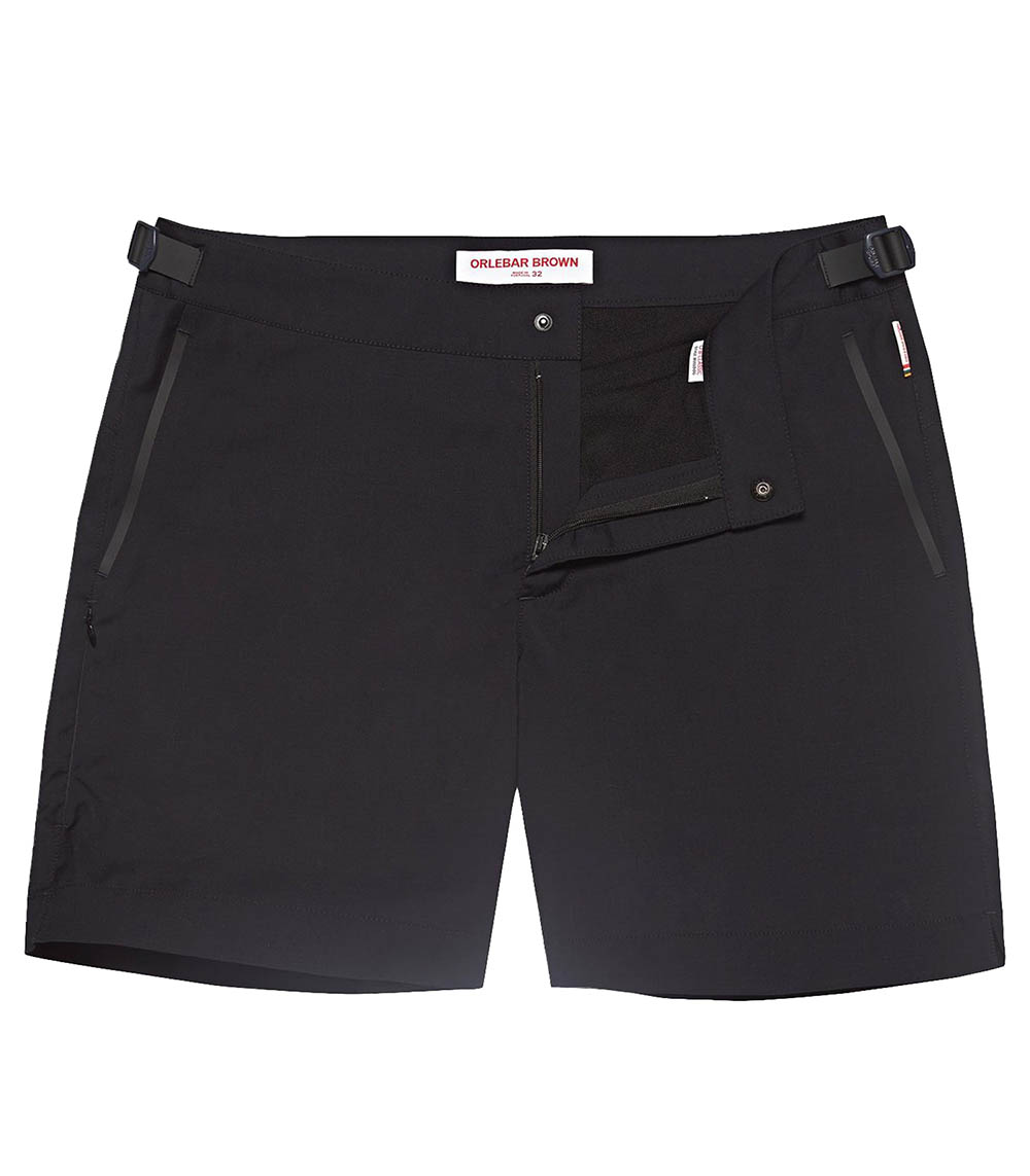 Short de bain homme Bulldog Bonded Graphite Night Iris Orlebar Brown