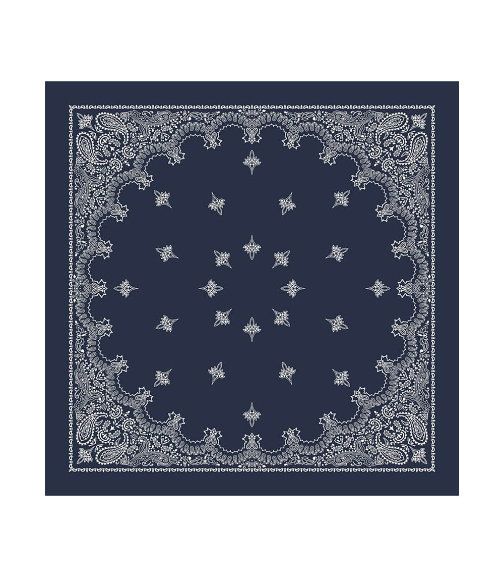 Bandana Judy Carre Cube Navy 90 x 90 cm destin