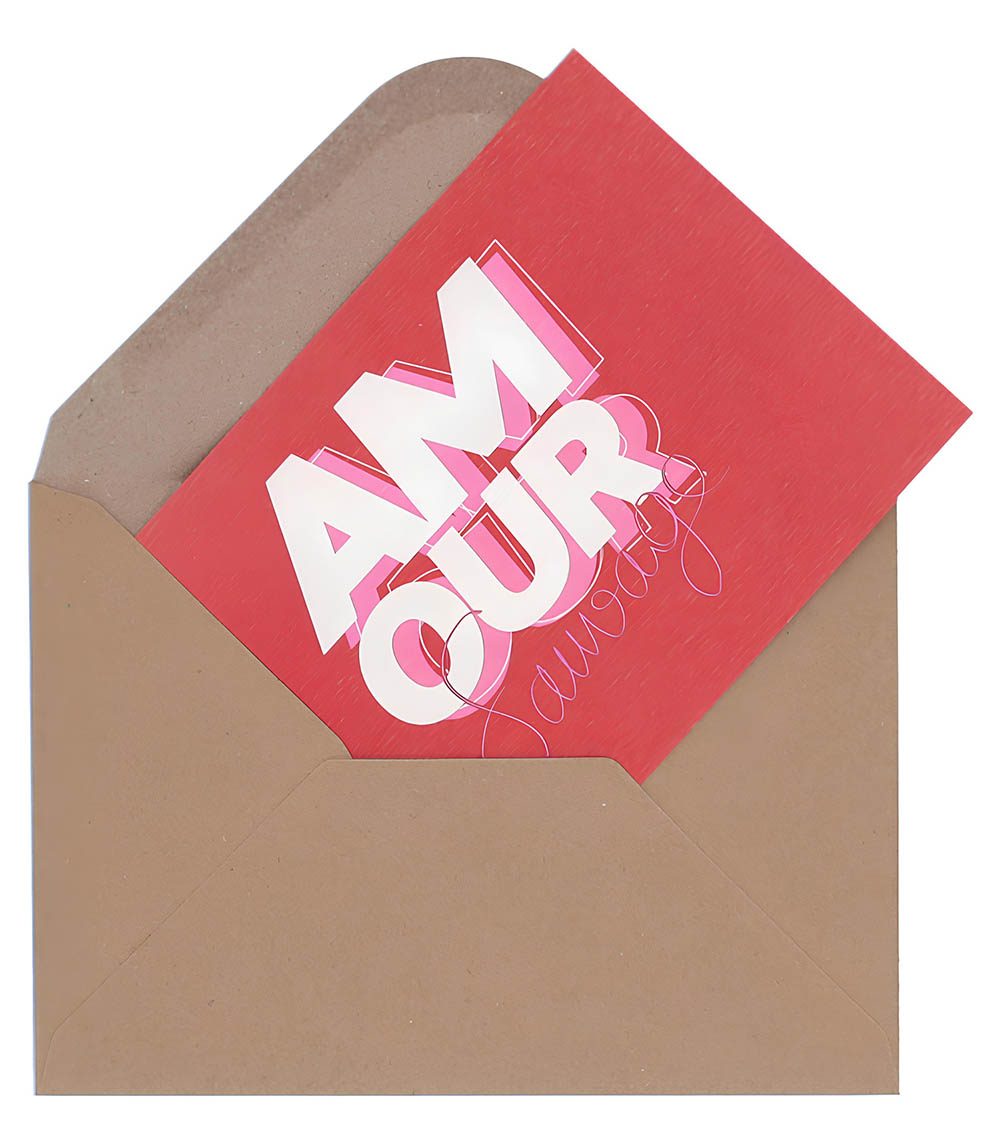 Carte de voeux Amour Sauvage LES BONNES SOEURS