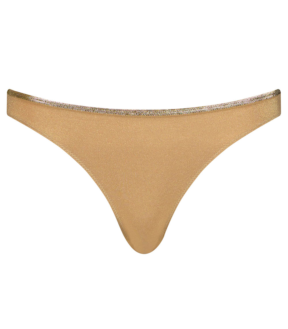 Bas de maillot de bain Georgia Golden Lurex La Nouvelle