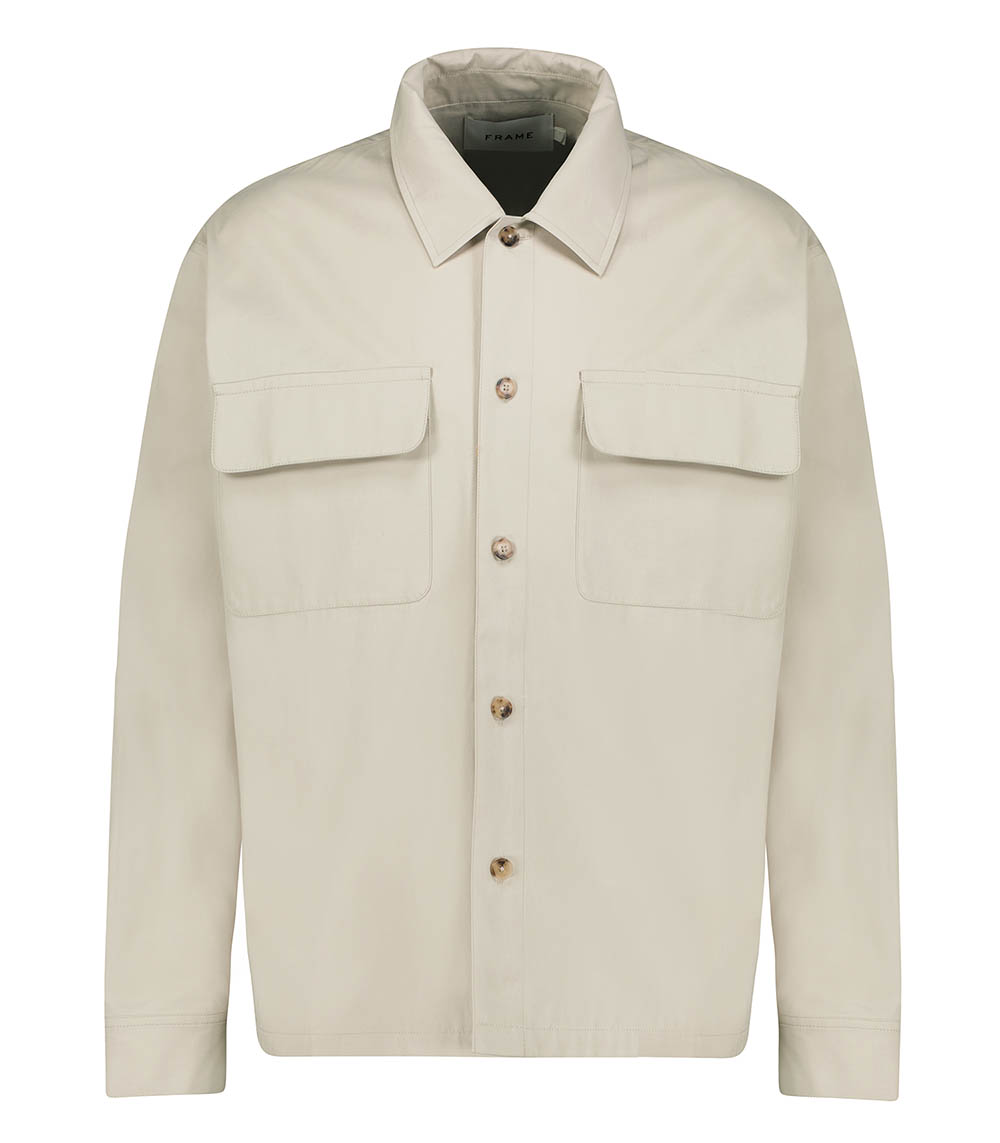 Surchemise homme Double Pocket Light Beige Frame
