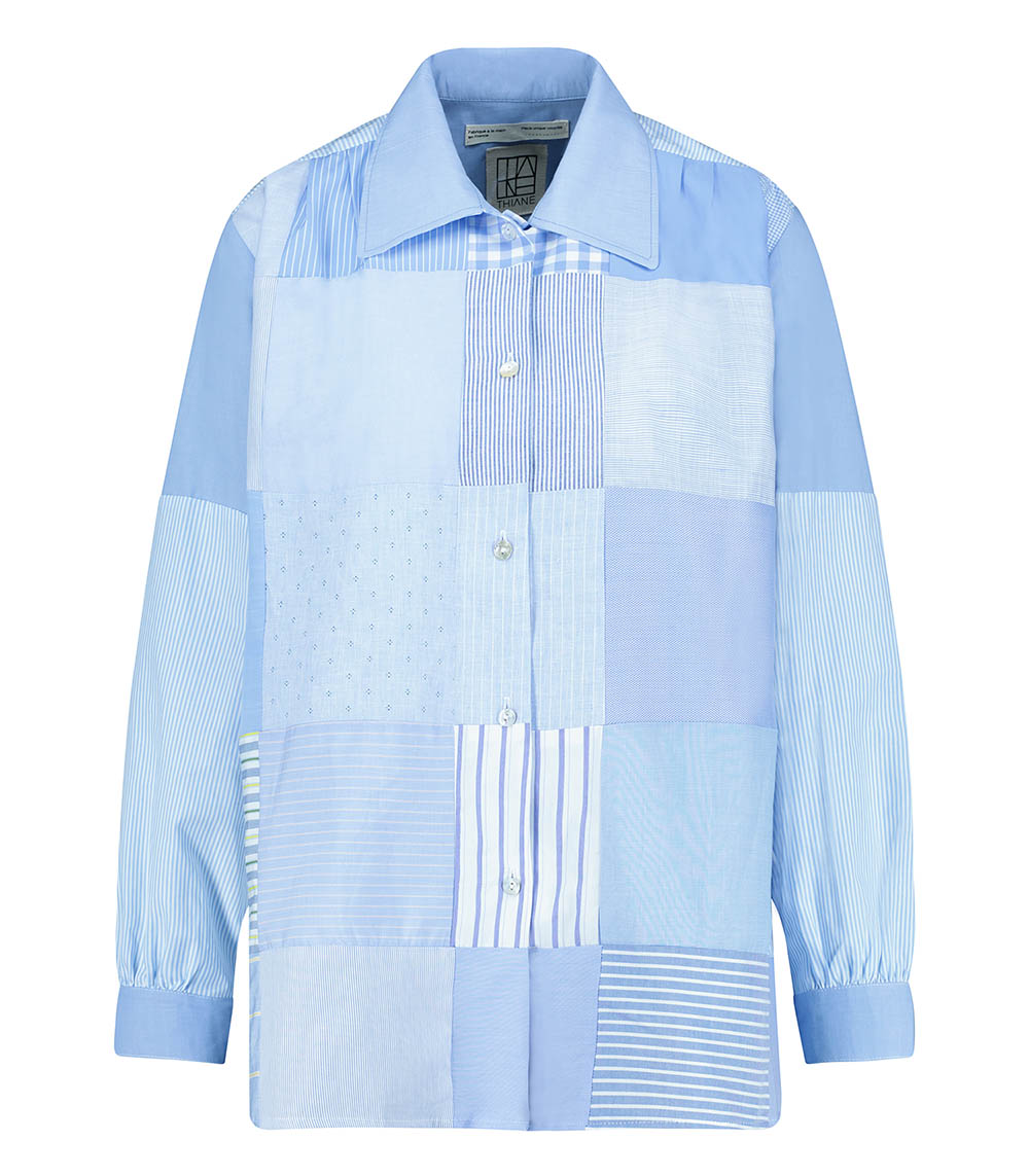 Chemise Ella Patchwork Blue  THIANE