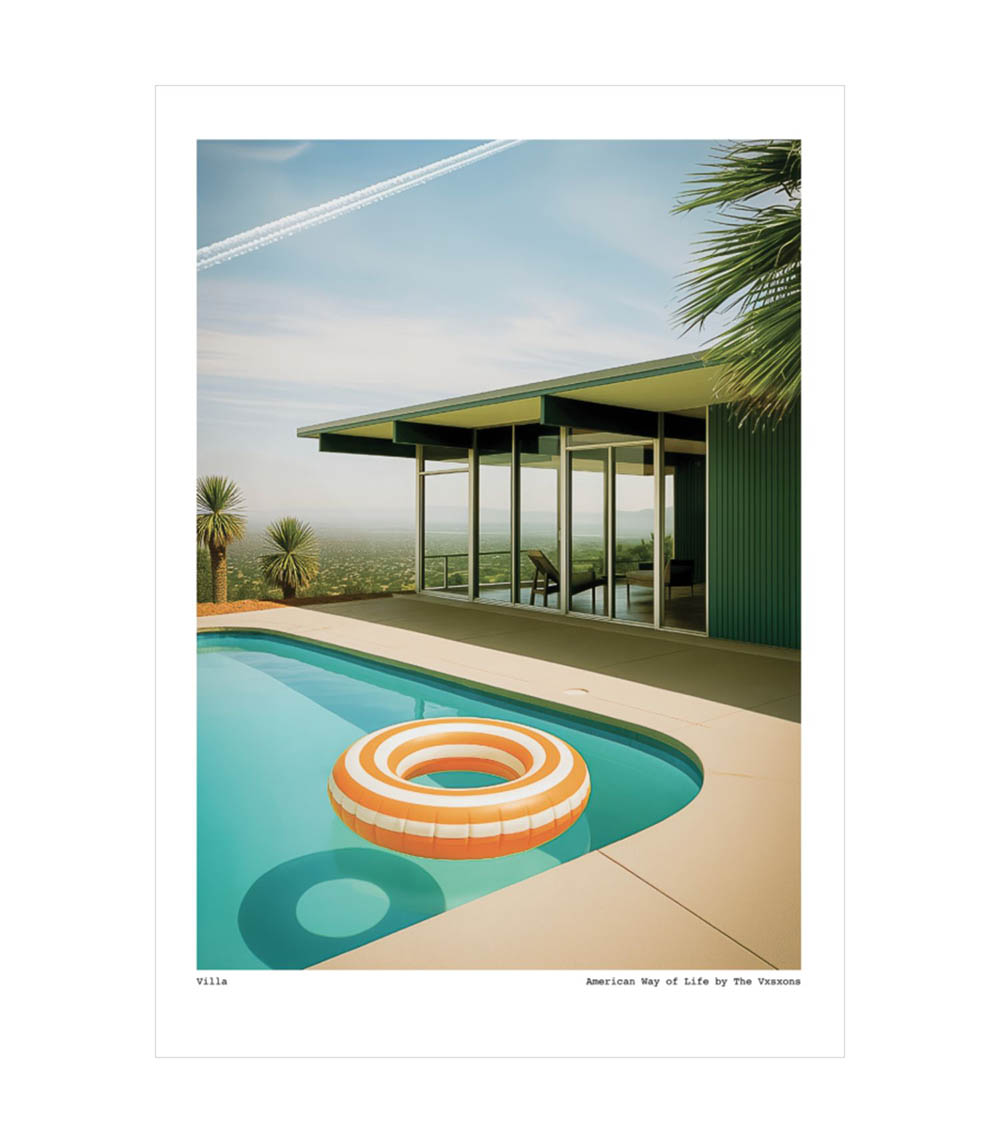 Affiche The Vision Awol 012 - Villa  30 x 40 cm Image Republic