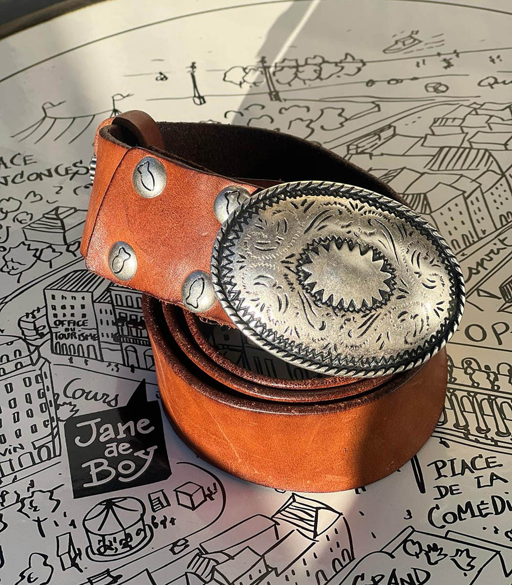 Ceinture en cuir Campomaggi