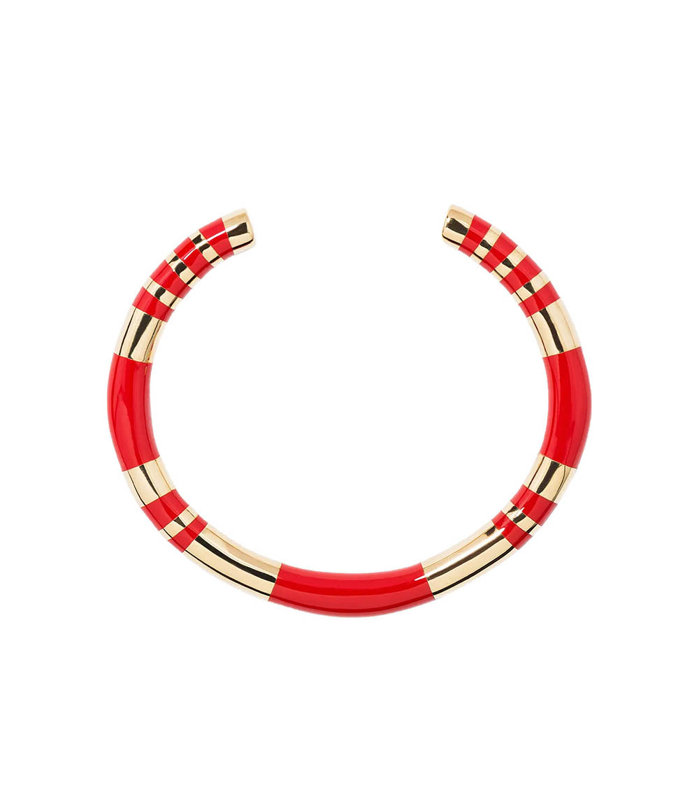 Jonc Positano Rouge Corail Aurélie Bidermann