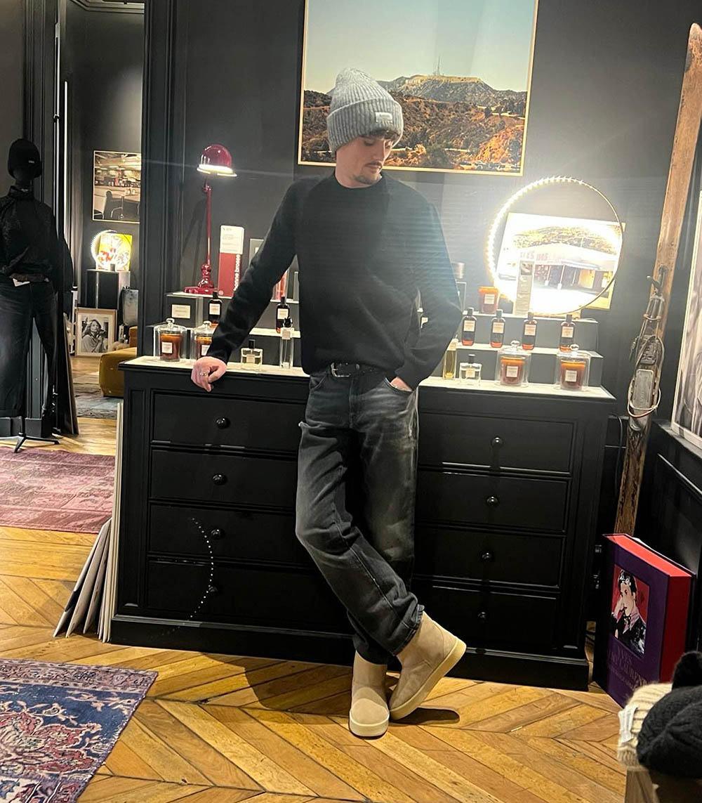 Jean James homme Denim Black Amish