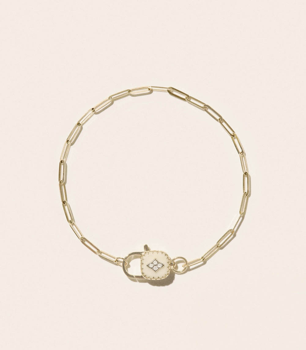 Bracelet Ginger Blanc Pascale Monvoisin