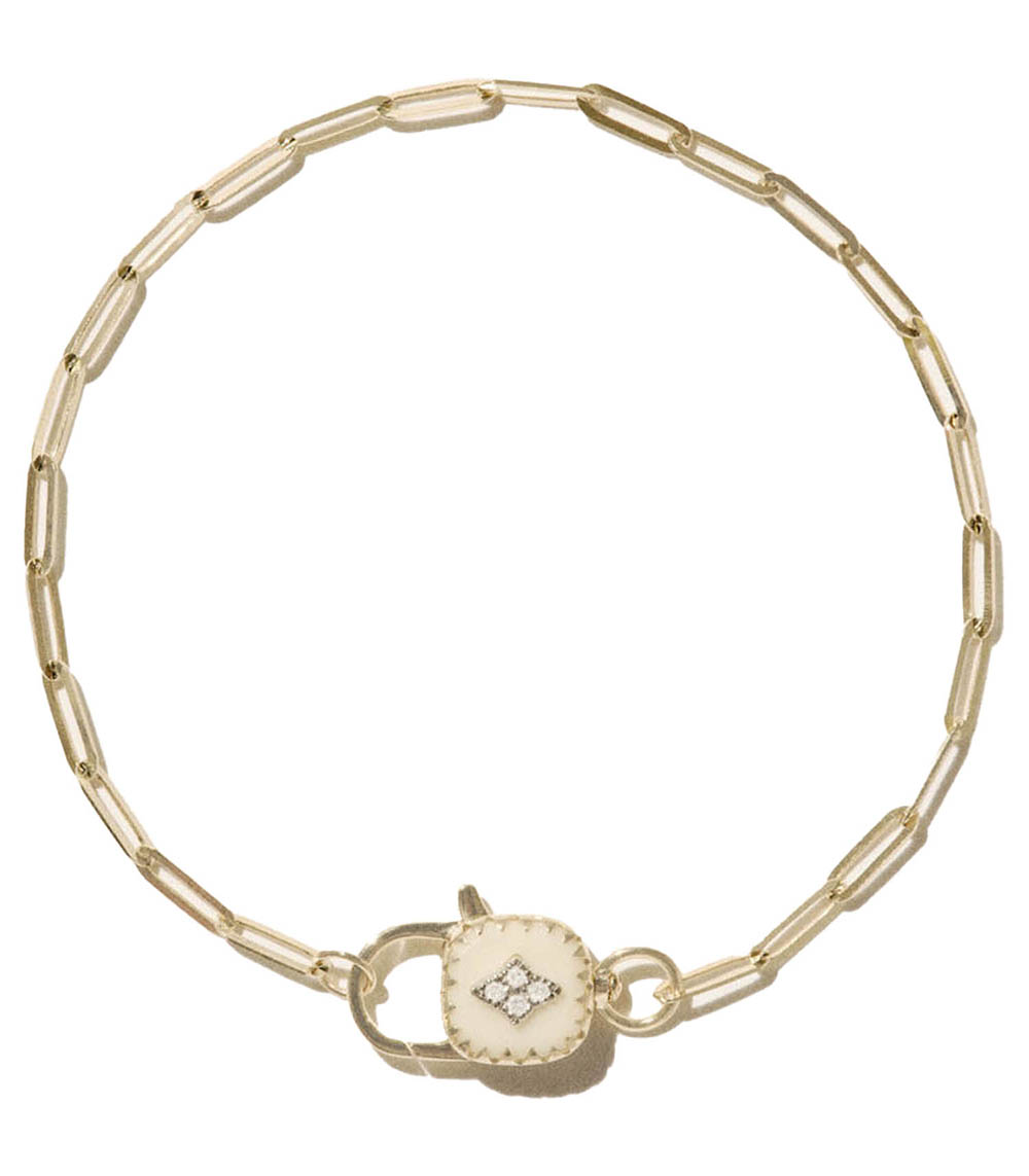 Bracelet Ginger Blanc Pascale Monvoisin