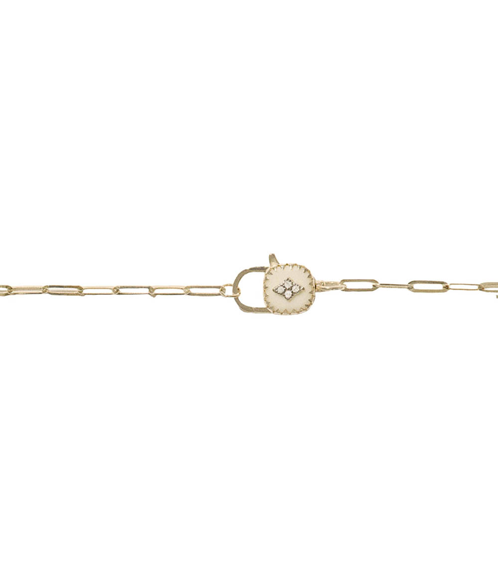 Collier Ginger Blanc Pascale Monvoisin