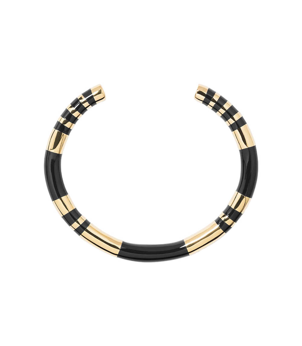 Jonc Positano noir Aurélie Bidermann