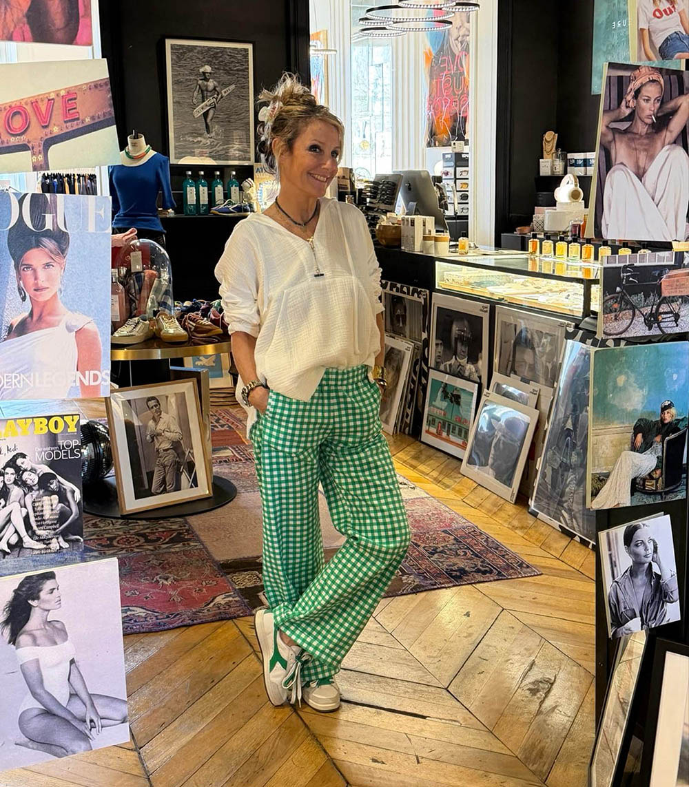 Pantalon Caro Vert La Cabane Orson