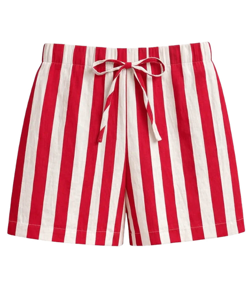 Short Capri Rouge La Cabane Orson
