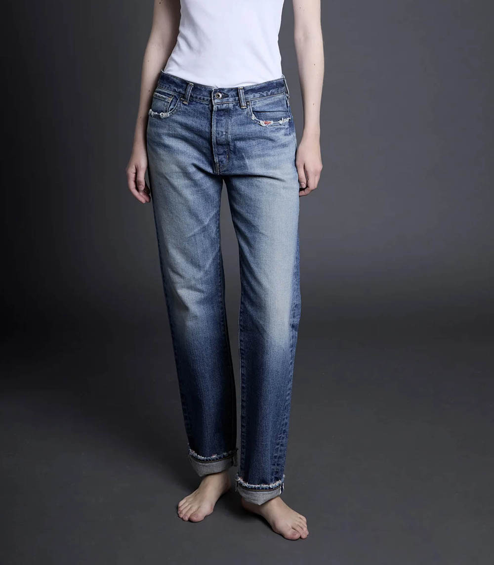 Jean Nikko Mid Rise Dead Flowers BORO