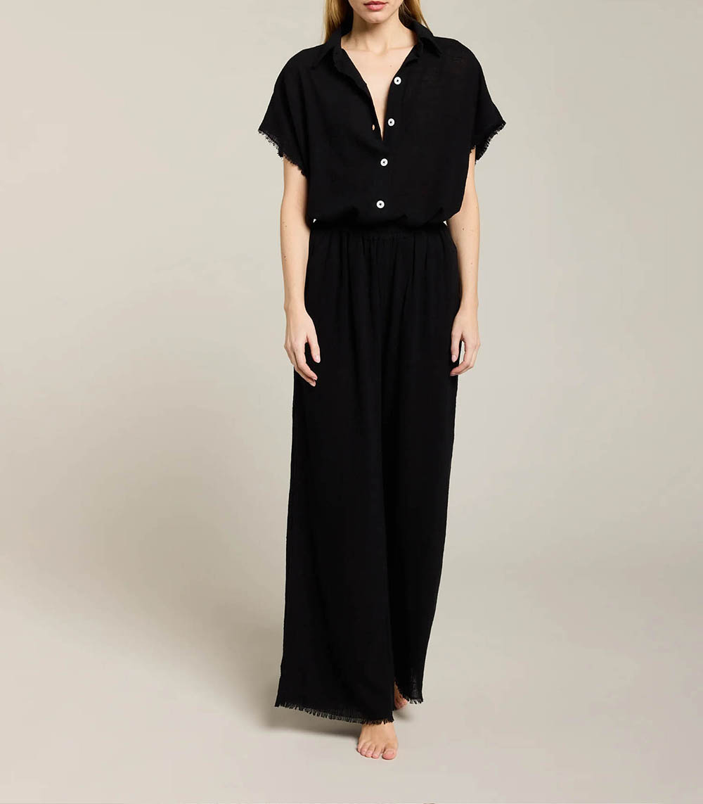 Pantalon Sparte Black Maison Saint Julien