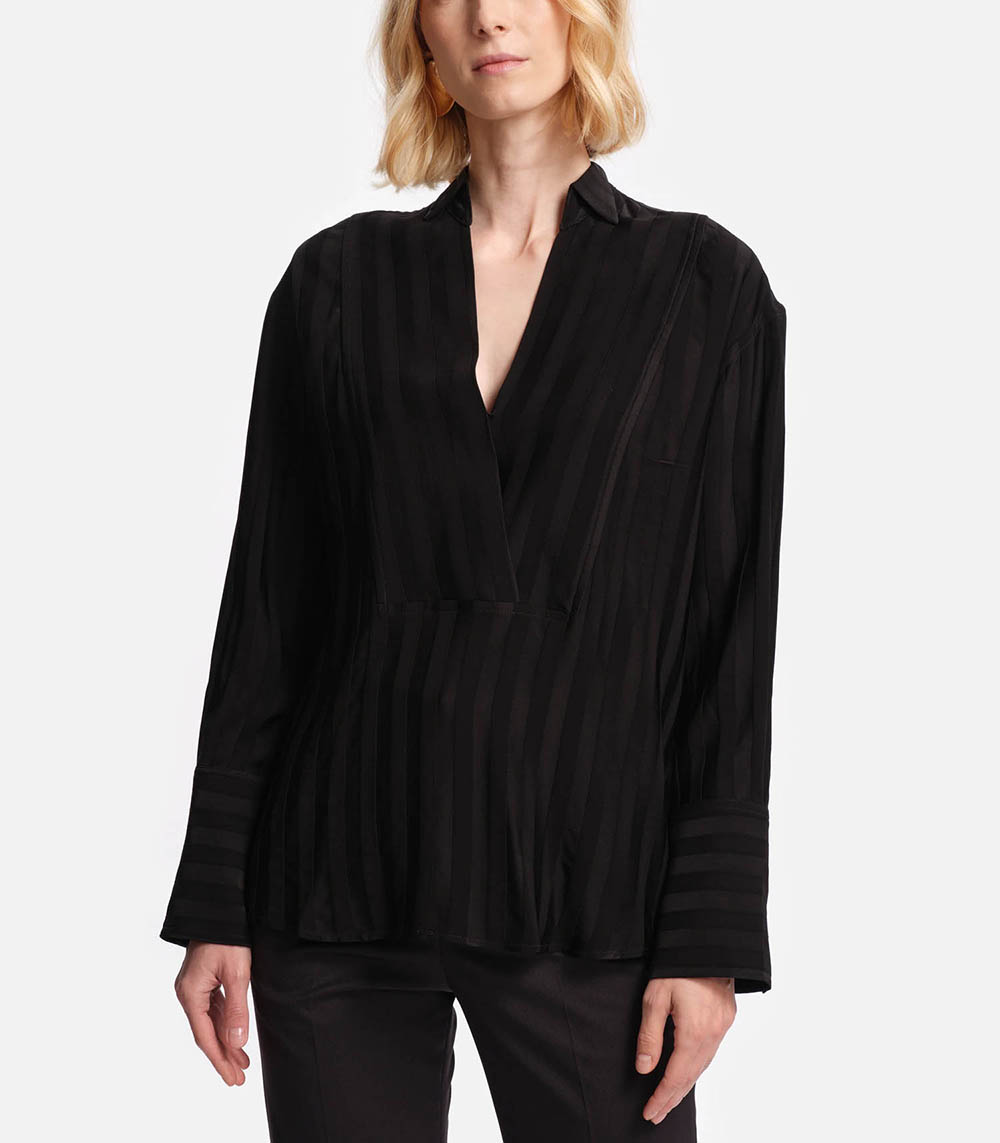 Chemise Bruna Viscose Black Margaux Lonnberg