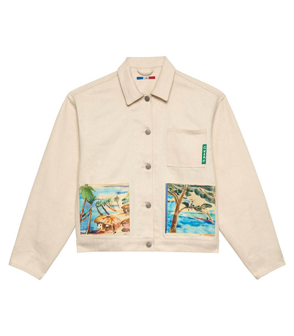 Veste en jean Cabane G.Kero