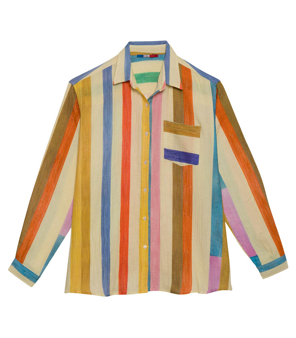 Chemise Paz en gaz de coton  G.Kero