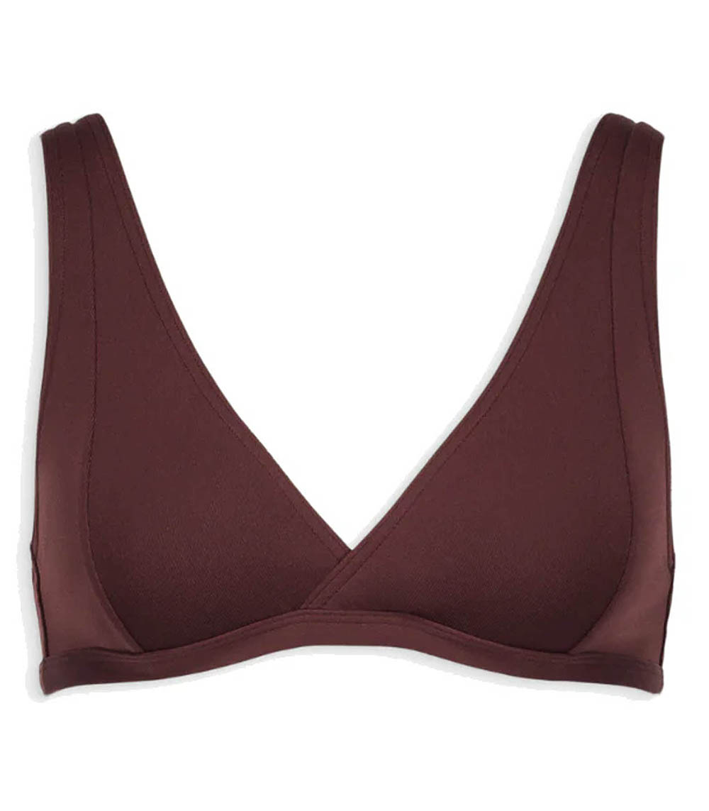 Haut de maillot L'Exquis Cache-Coeur Moka Anja