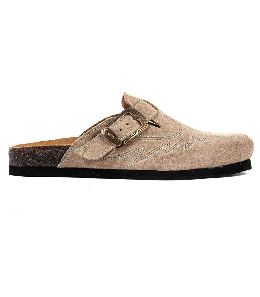 Sabots Bahia Suede Topo Mexicana