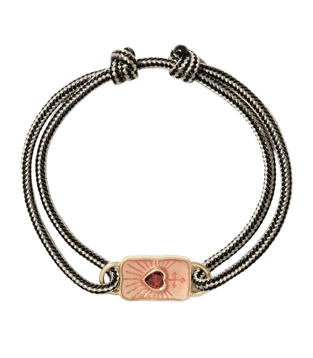 Bracelet Deva Grenat Pascale Monvoisin