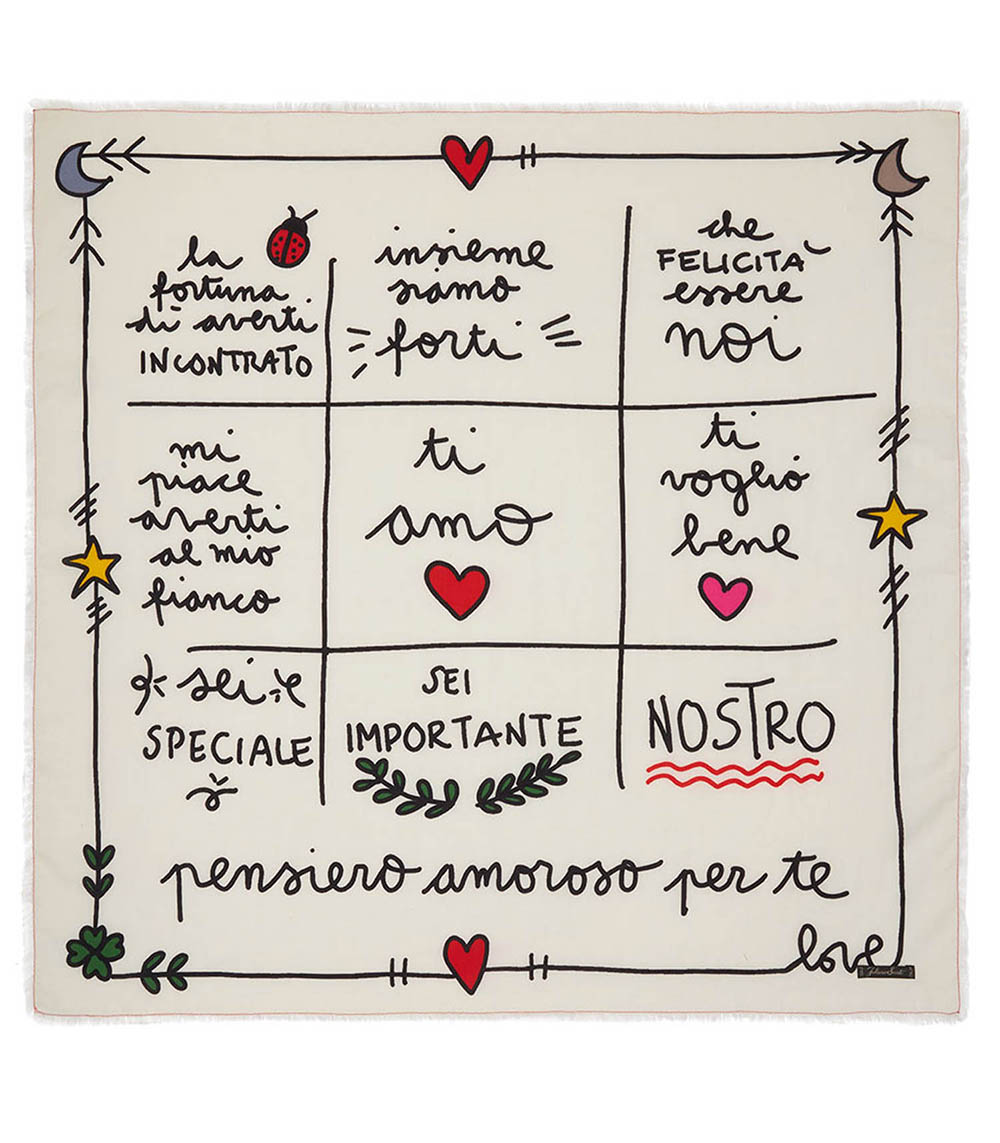 Étole Pensiero Ecru Faliero Sarti