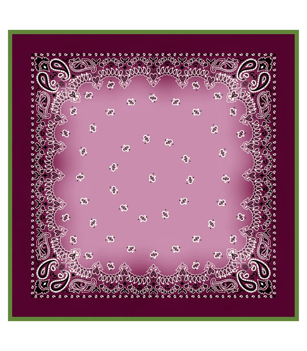 Bandana Cot Quadra Sfumato 125 x 125 cm destin