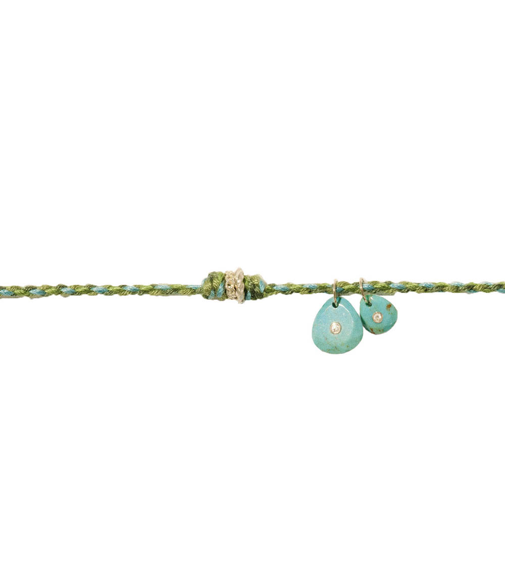 Collier Holi Turquoise Pascale Monvoisin