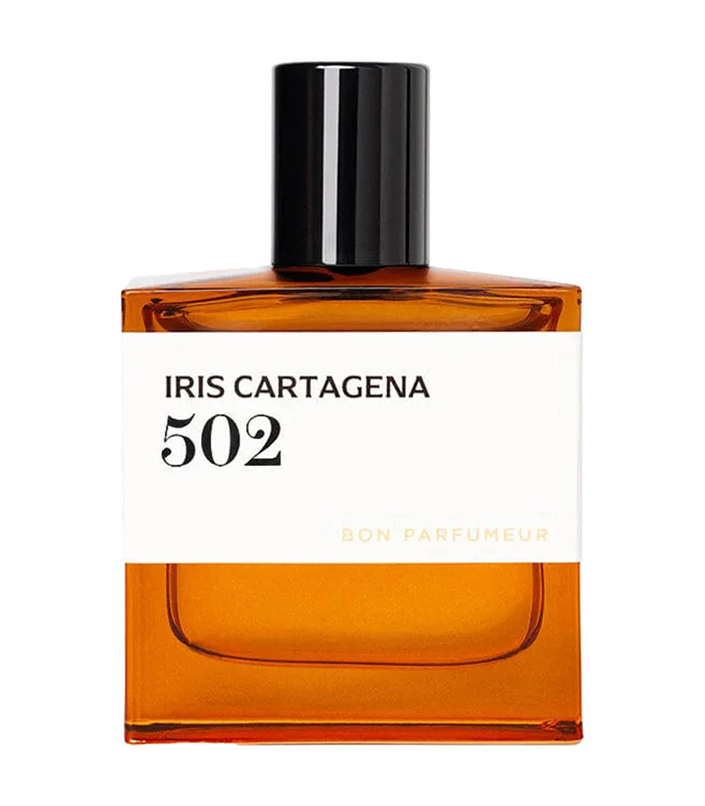 Eau de Parfum 502 Iris Cartagena, Mandarine d'Italie, Iris Maroc et Infusion de Cacao 30 ml Bon Parfumeur