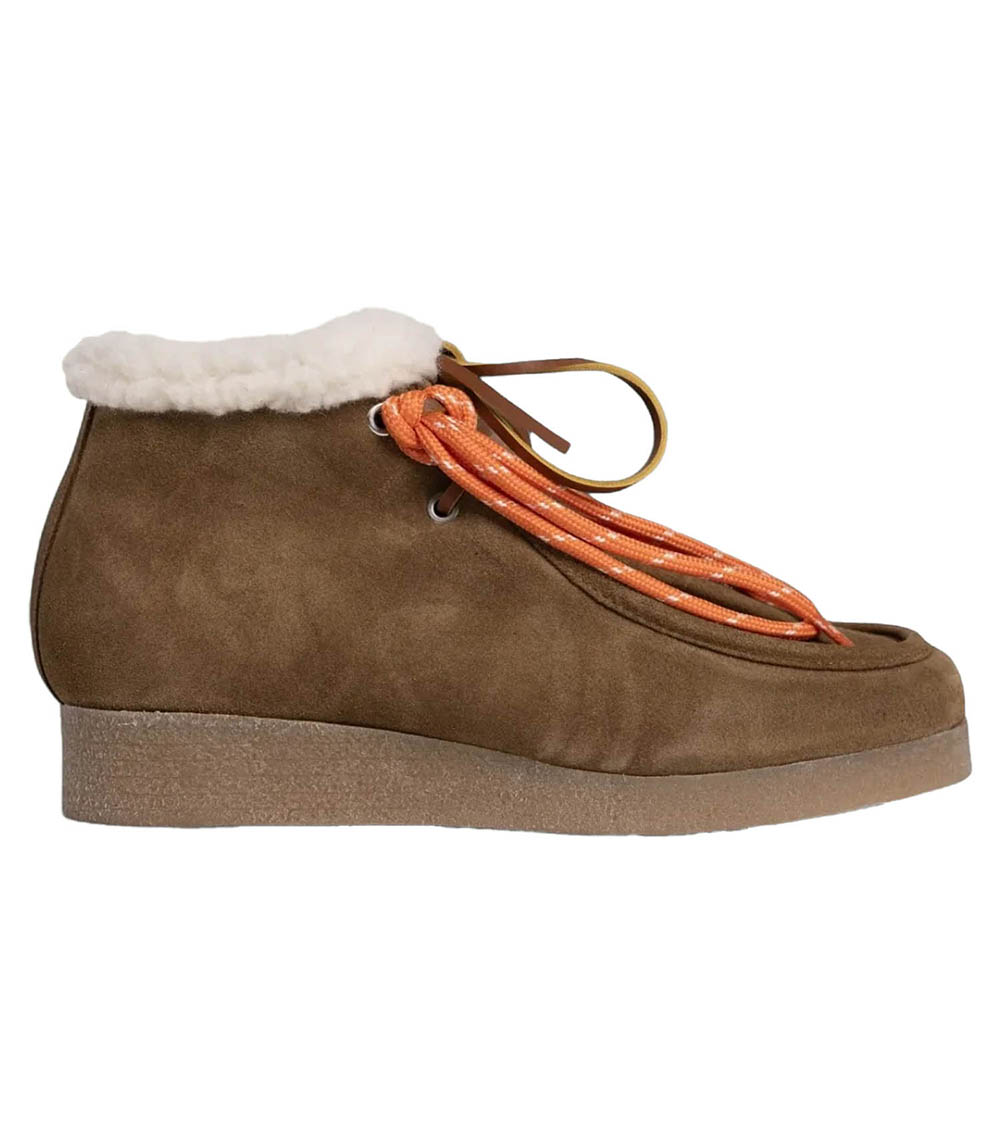 Bottines Dolomiti Suede Tabacco Posa