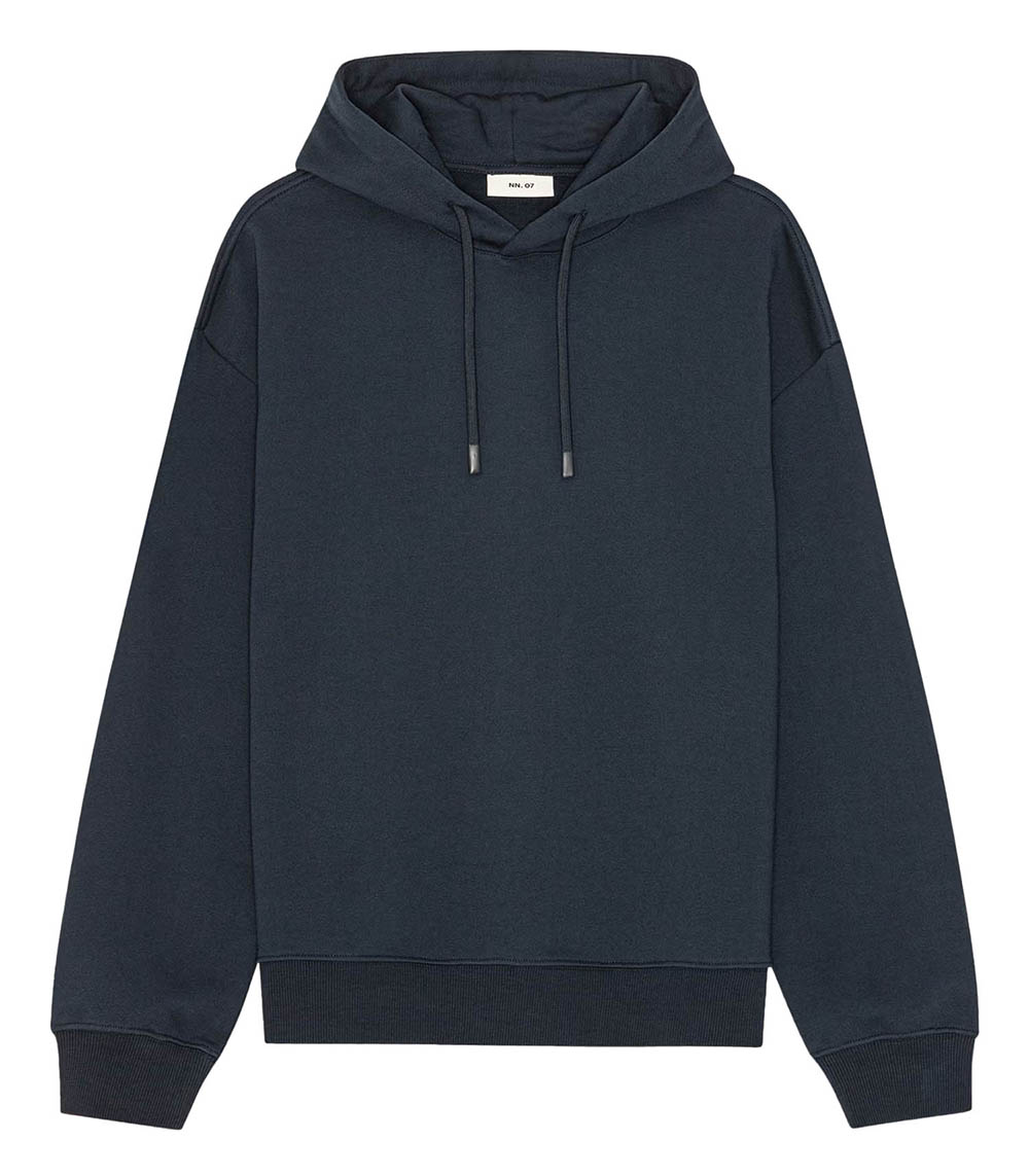 Sweat-shirt à capuche David Navy NN07