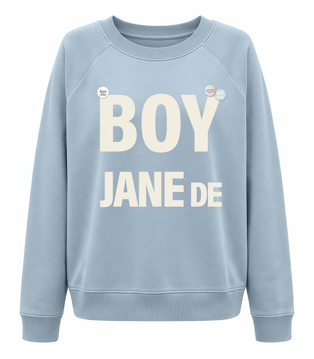Sweat-shirt Egger Jane de Boy Ice/Off White Newtone