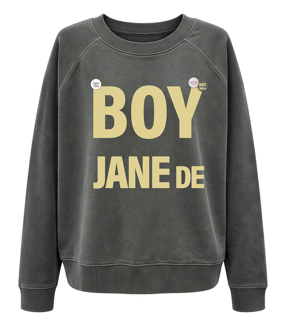 Sweat-shirt Egger Jane de Boy Pepper/Egg Shell Newtone