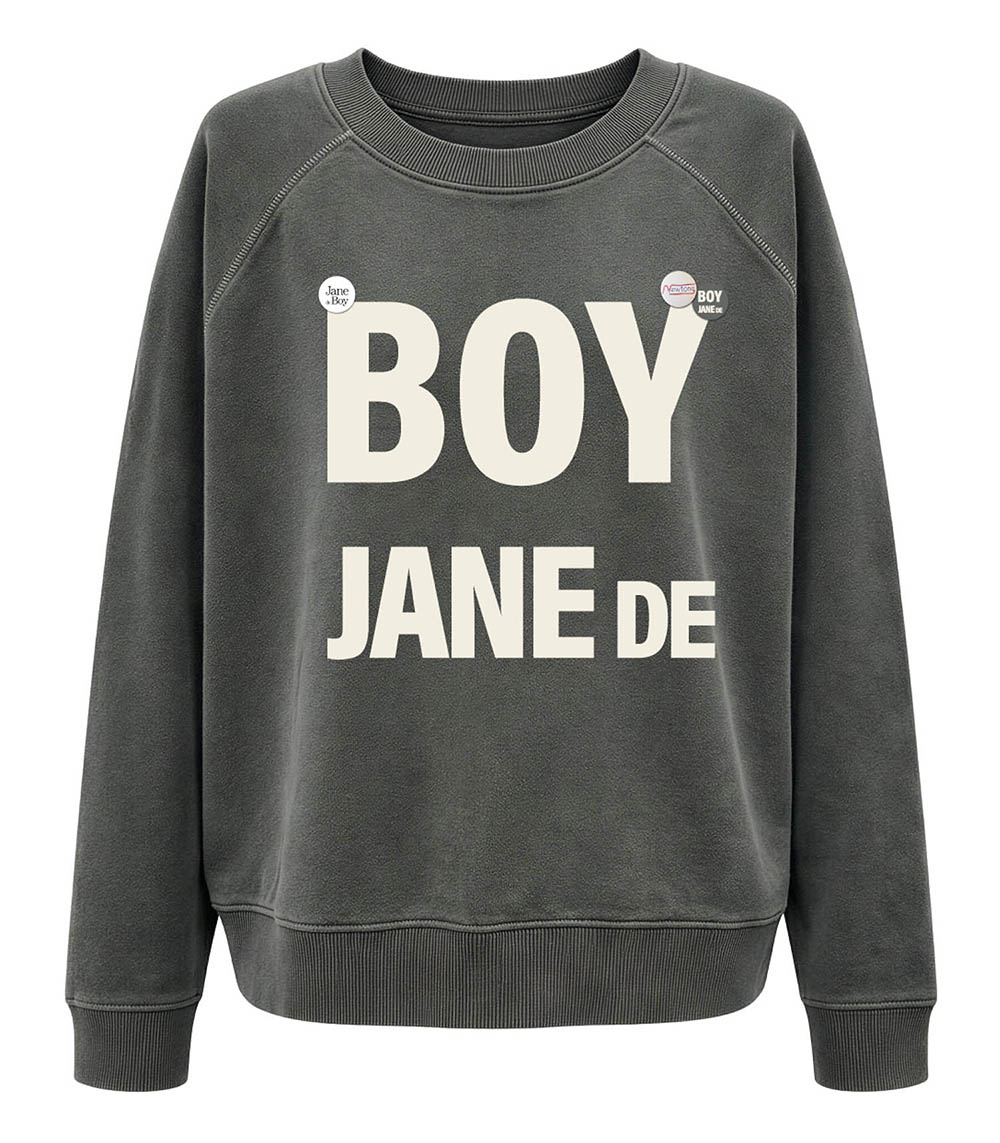 Sweat-shirt Egger Jane de Boy Pepper/White Newtone