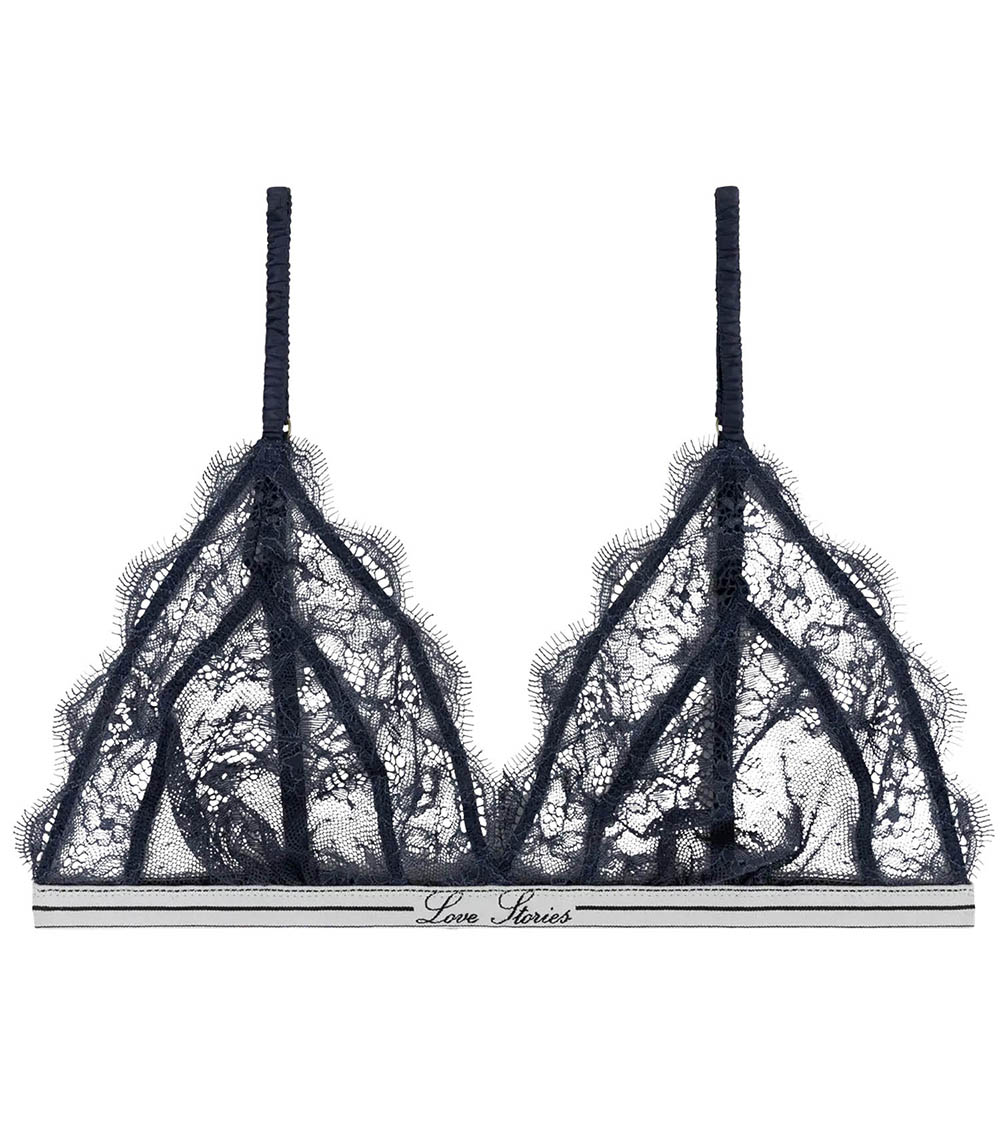 Soutien-gorge triangle Love Lace Dark Blue Love Stories