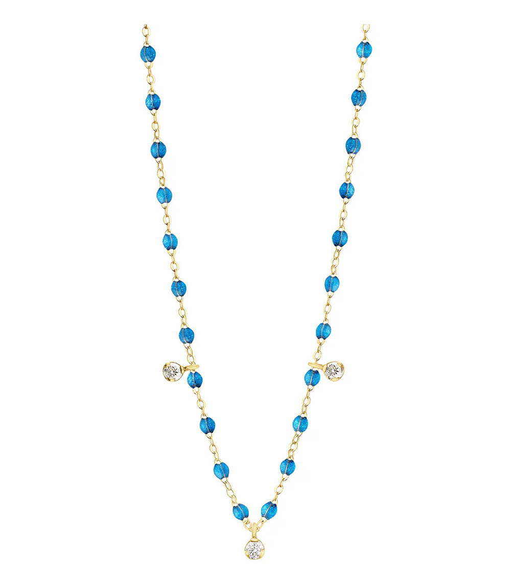Collier Gigi Suprême Or Jaune 3 Diamants Gigi Clozeau