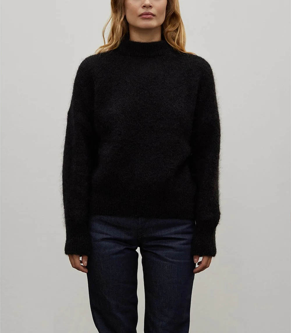 Pull Mohair Jane Black Surprise Paris