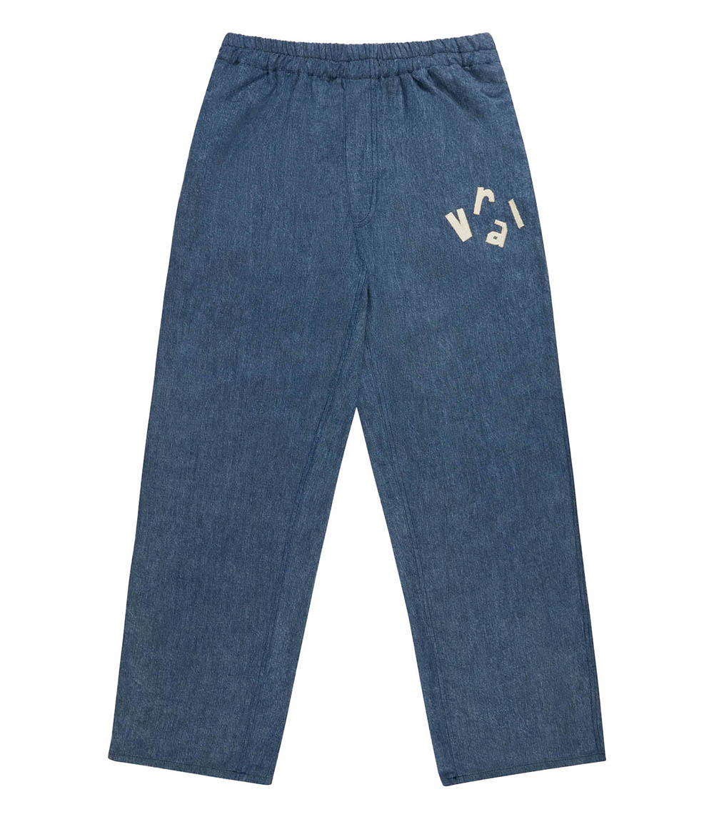 Pantalon Patch Vrai Fluide Denim Vrai