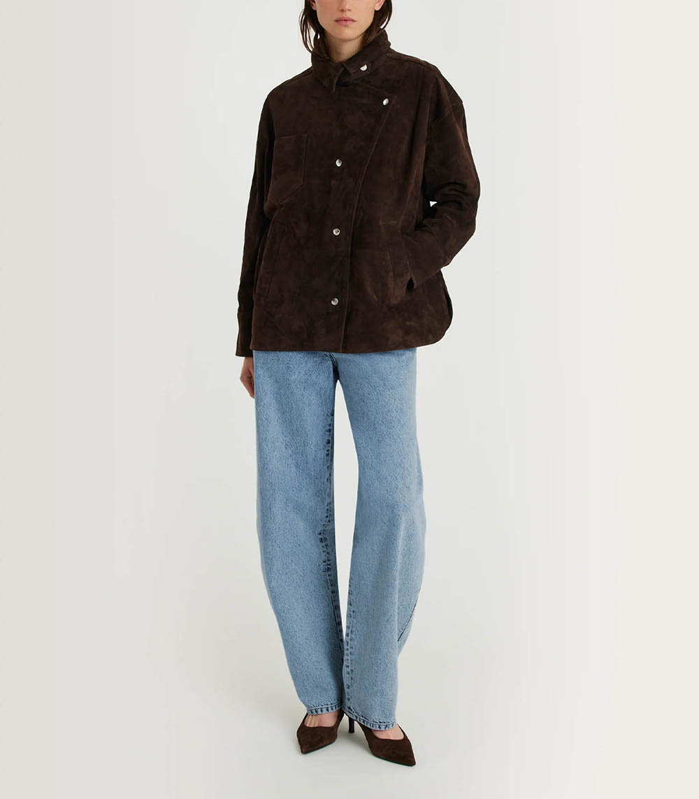 Surchemise Egan Suede Brown Margaux Lonnberg