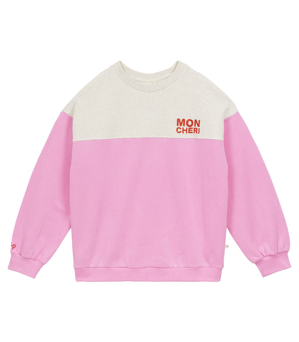 Sweat-shirt Molleton Bicolore Bubble Gum Arsène et les Pipelettes