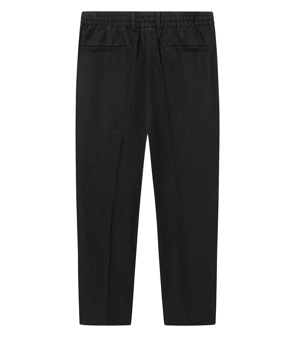 Pantalon homme en lin AD187 Black ACE DENIM