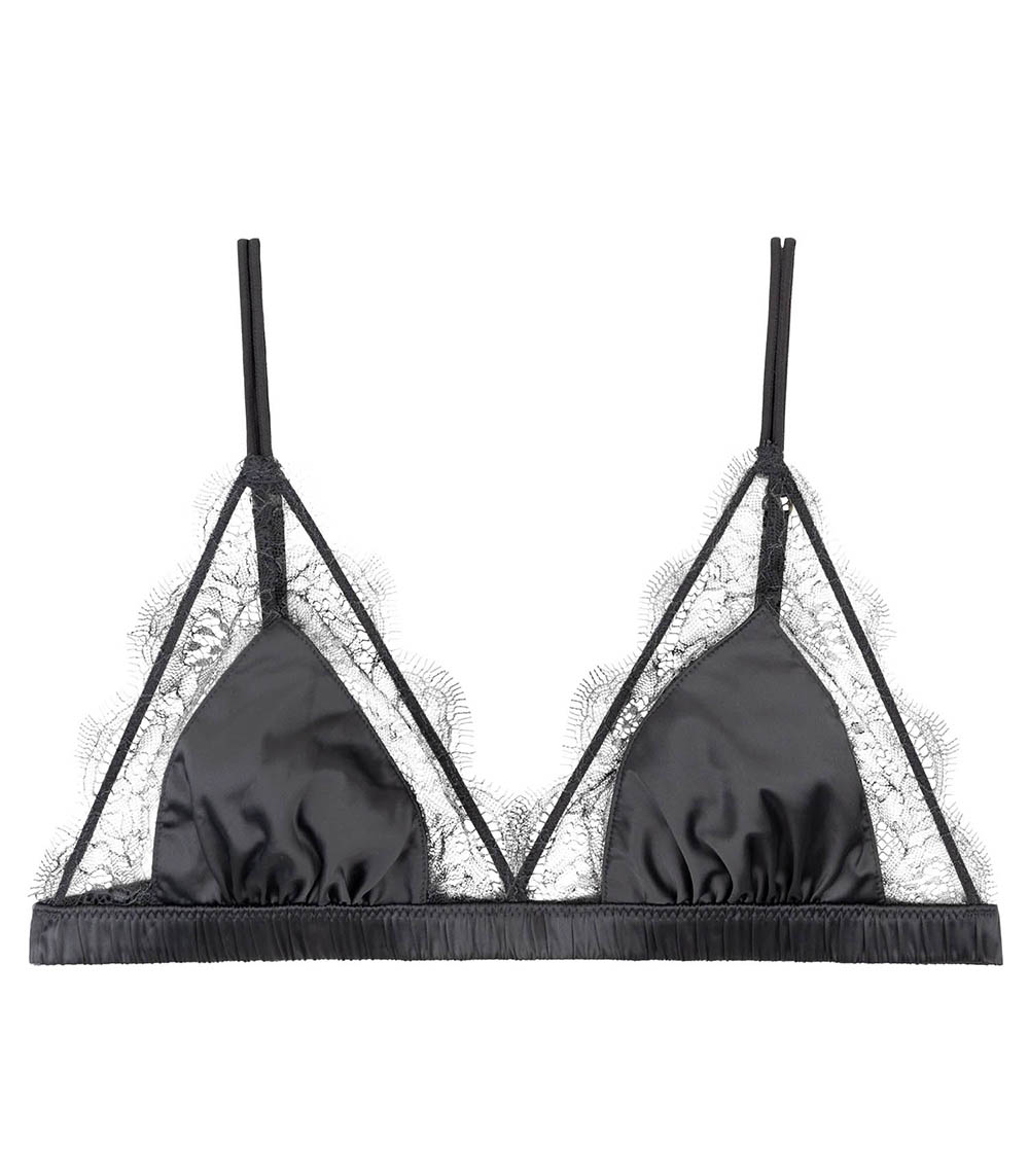 Soutien-gorge triangle Love Lace Anthracite Grey Love Stories