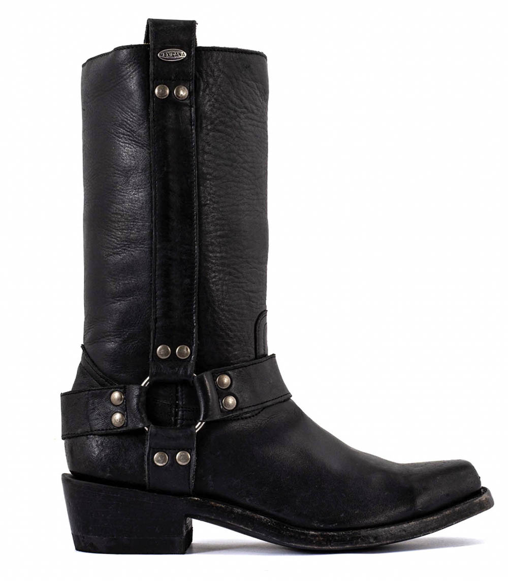 Bottes motardes Candela 11 Black Mexicana