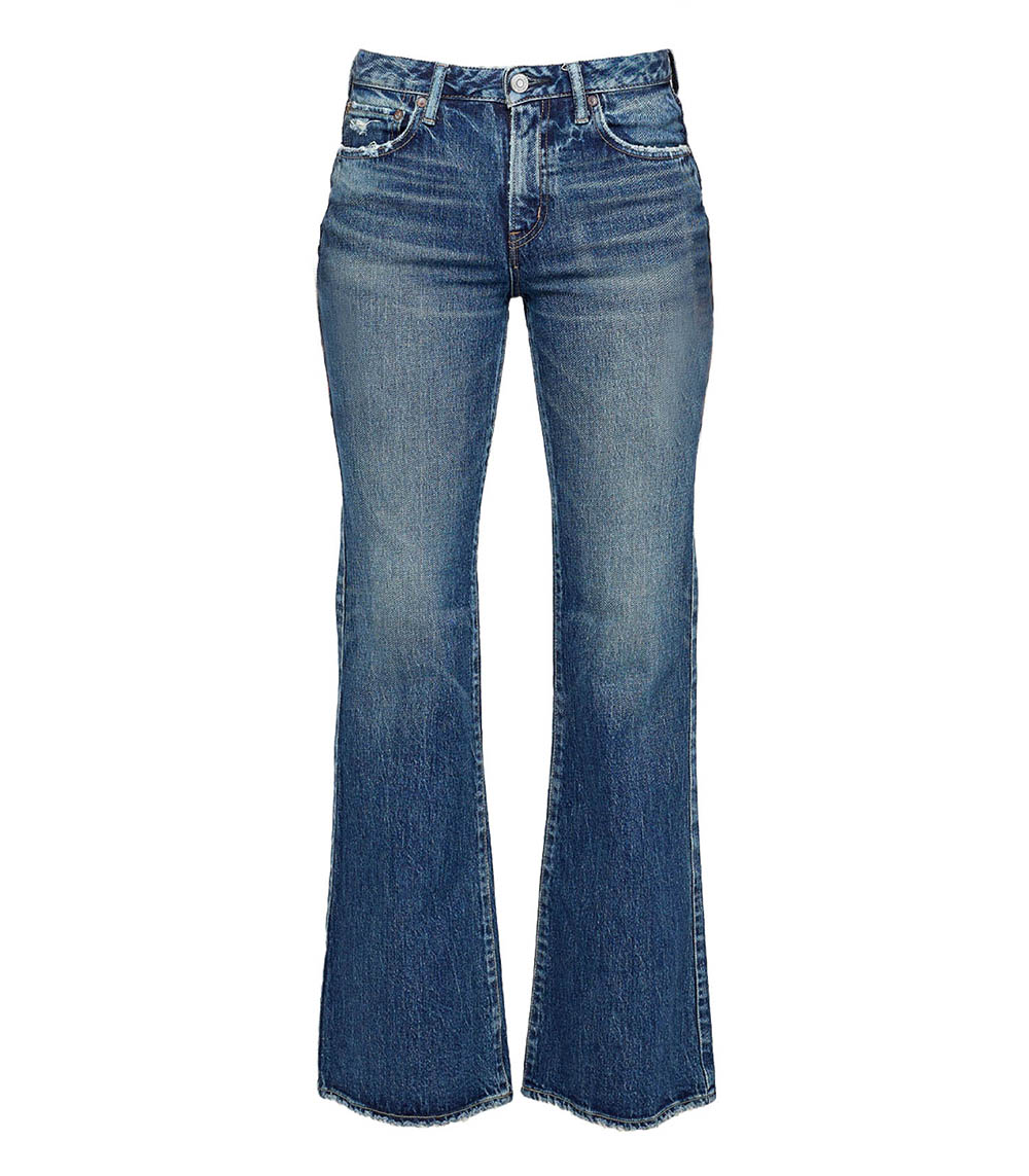 Jean 70s Flare Lismore Dark Blue Moussy Vintage
