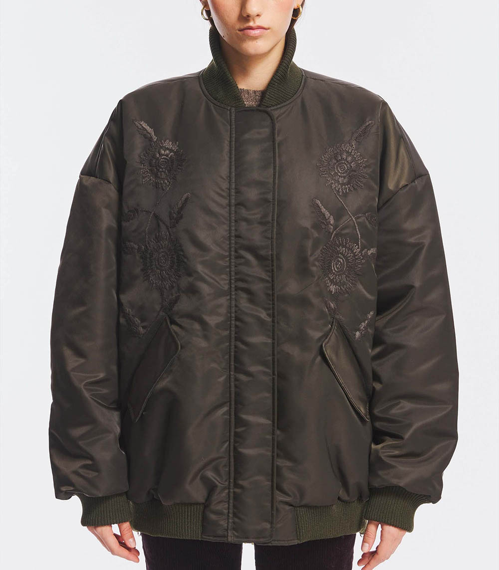 Bomber Kilmer Kaki Antik Batik