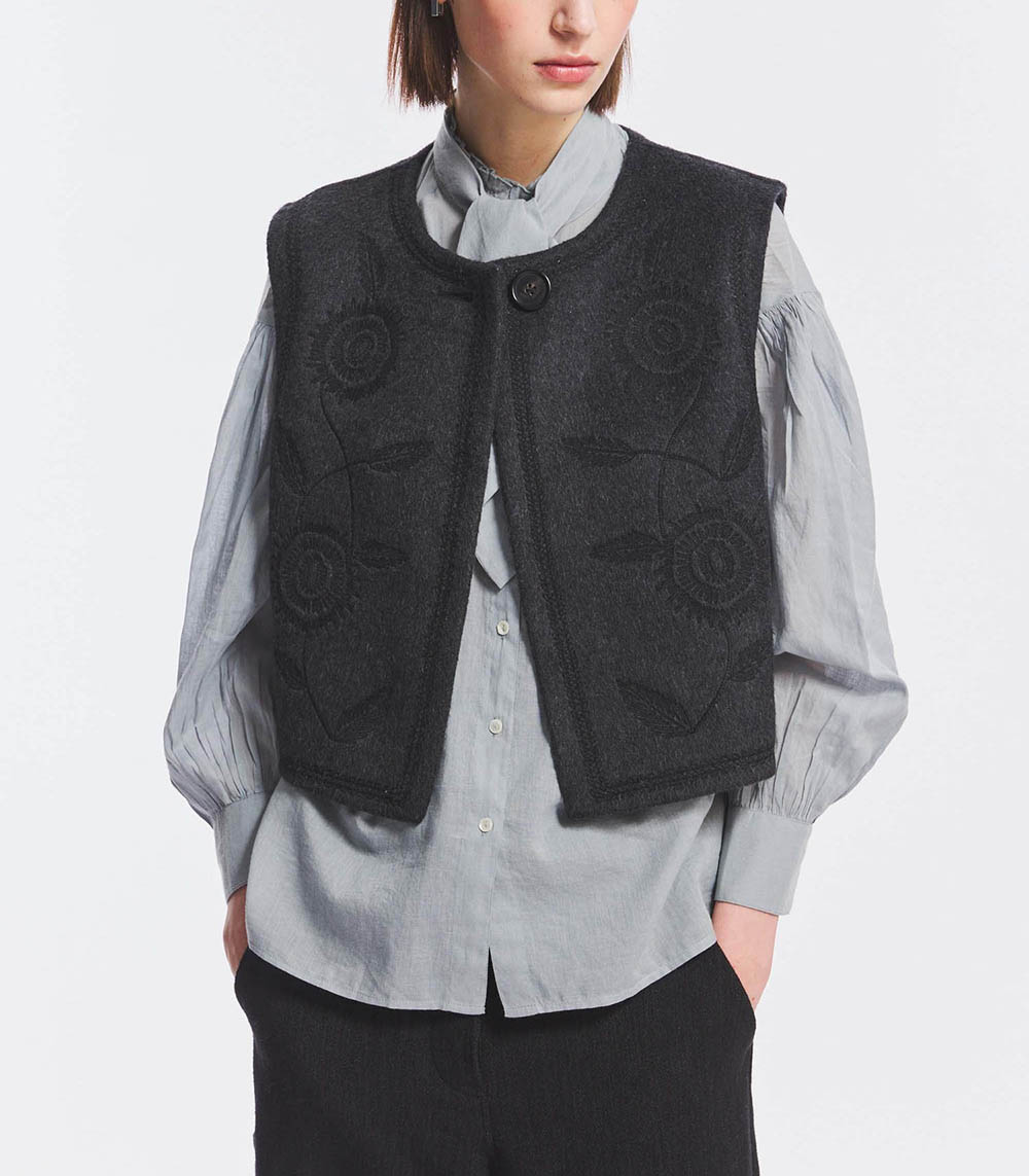 Gilet Willow Grey Antik Batik
