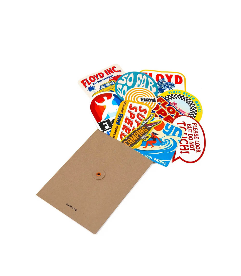 Set de stickers Floyd Multicolore Floyd