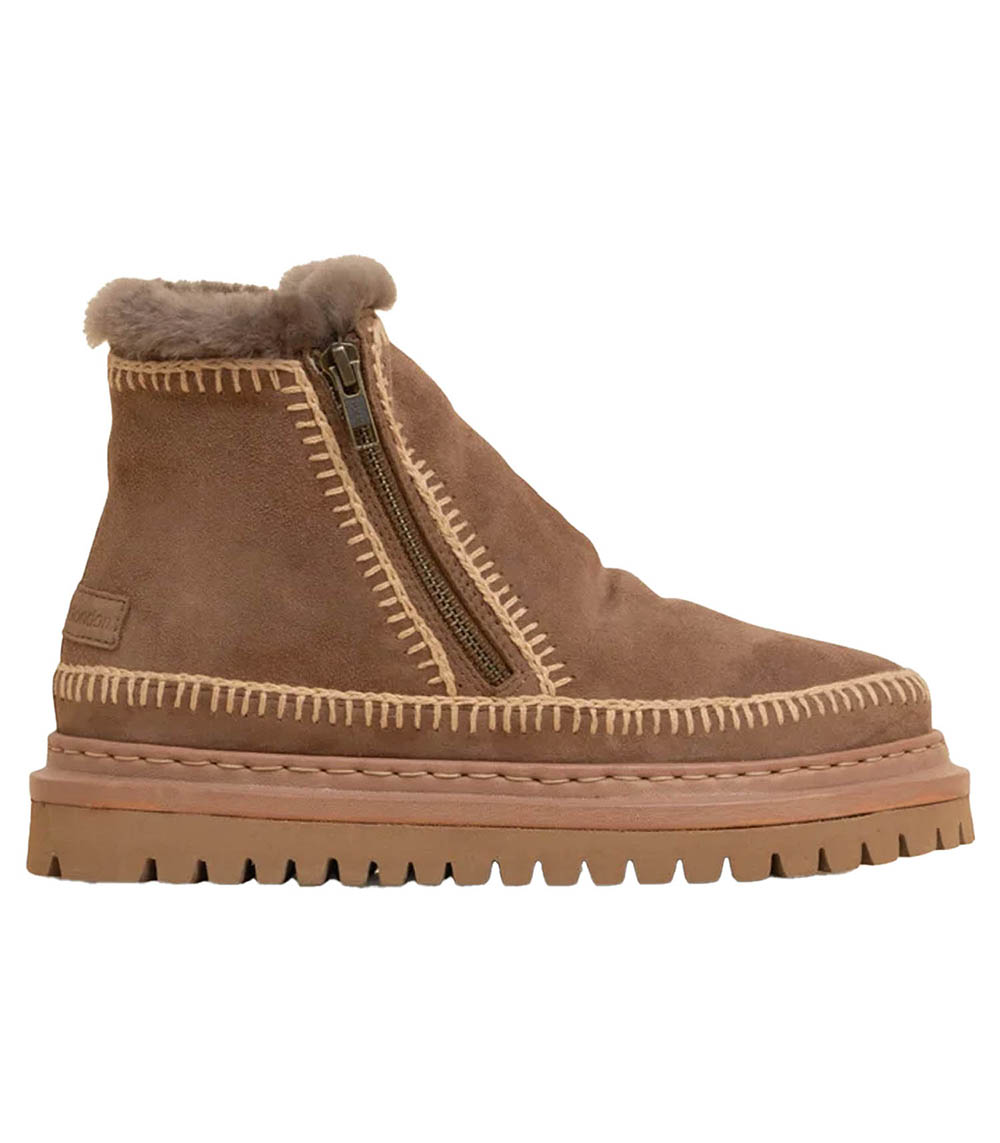 Boots Setsu 4.0 Crochet Camel Suede Beige laidback london