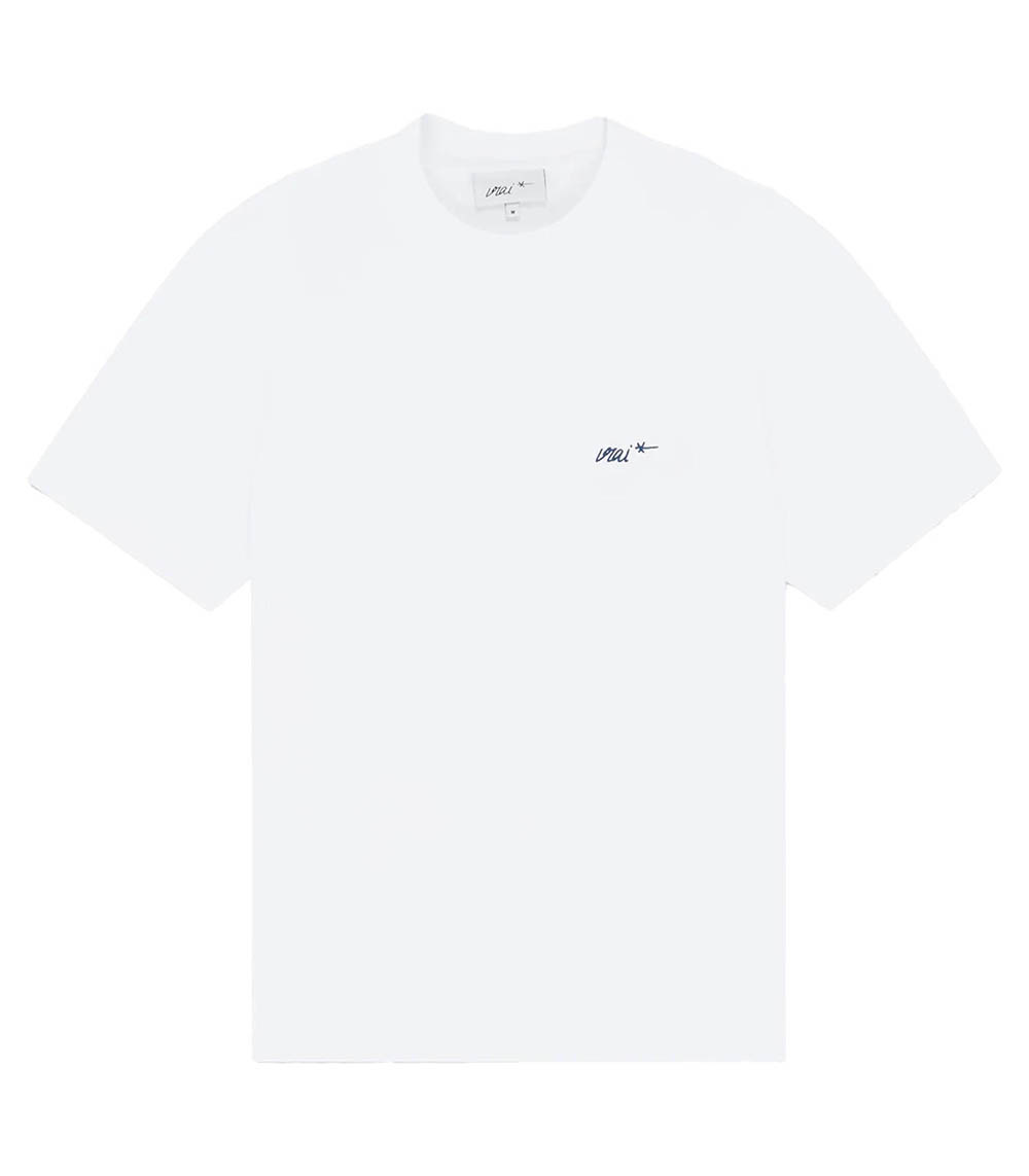 Tee-shirt Dans Le Club Blanc Vrai
