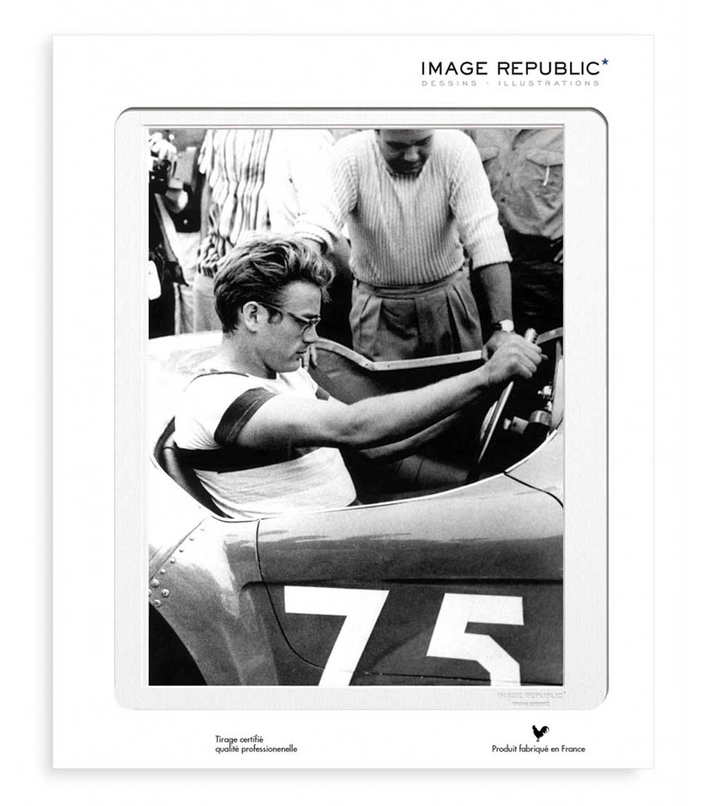 Affiche La Galerie James Dean Auto 40 x 50 cm Image Republic