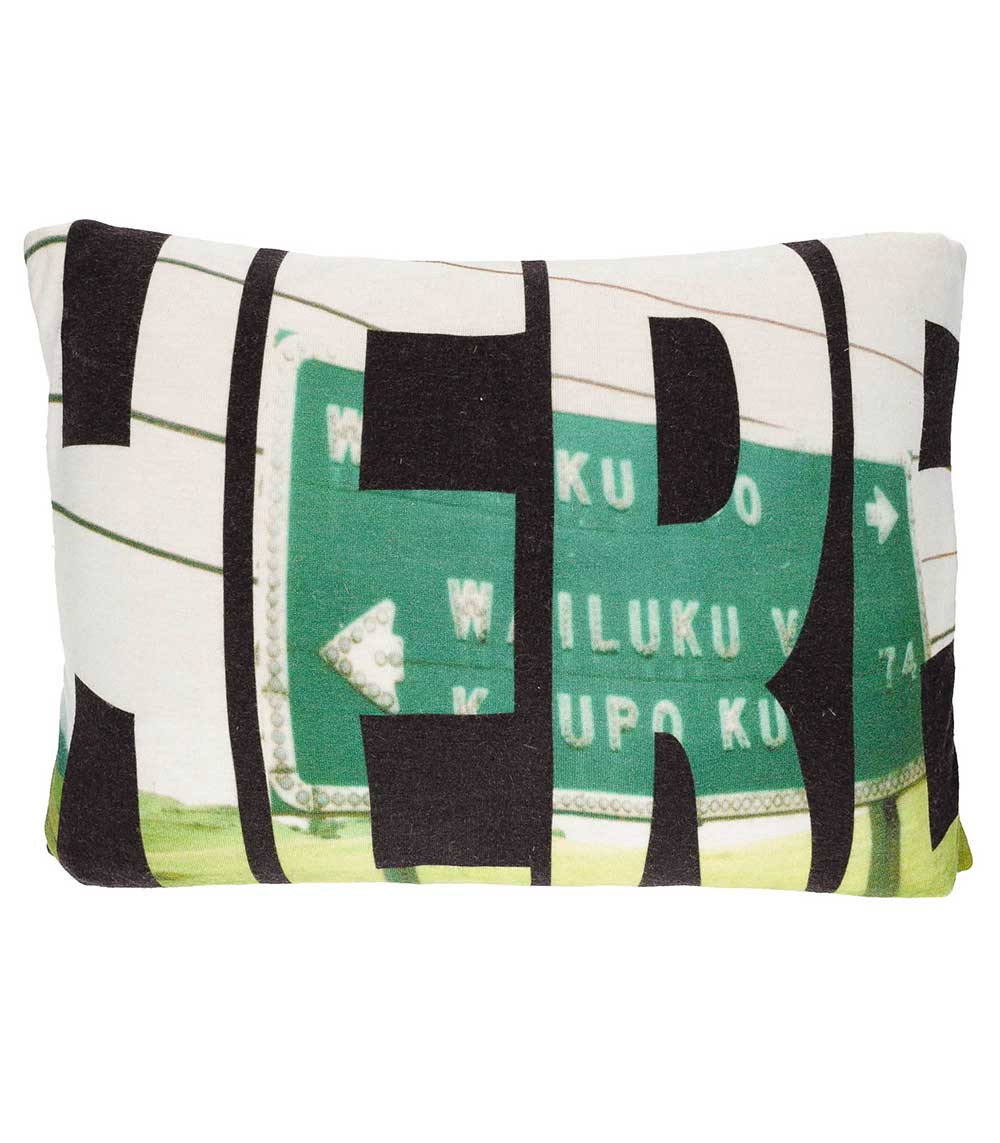 Coussin icone jersey de viscose Here Maison de Vacances